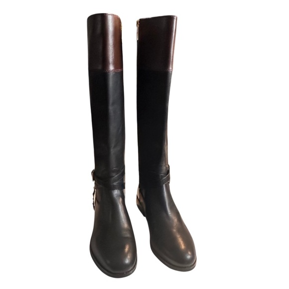 Michael Kors Leather Riding Boots 9 M NWOT - Picture 2 of 14